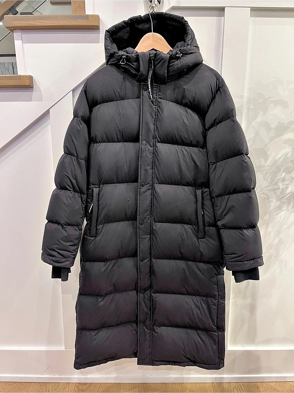 Aritzia The Super Puff Long Black 700+ Fill Goose Down Puffer Coat L